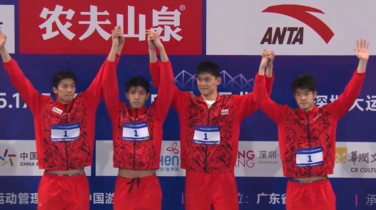 浙江队包揽五金夺冠 潘展乐六日狂揽六金创纪录