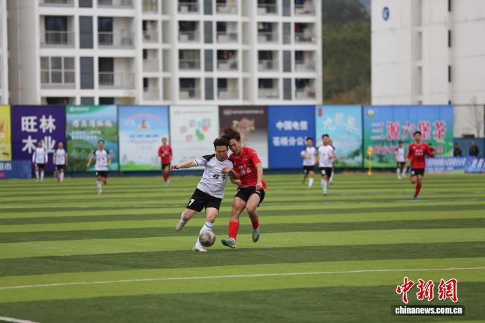 苍梧县六堡茶队主场力克桂平队 赛事带动文旅消