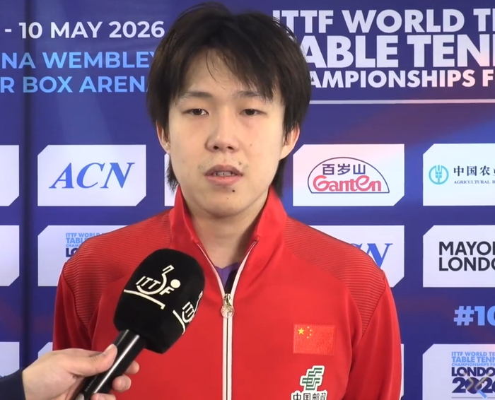 中国男乒3-1罗马尼亚晋级八强 梁靖崑坦言心态影